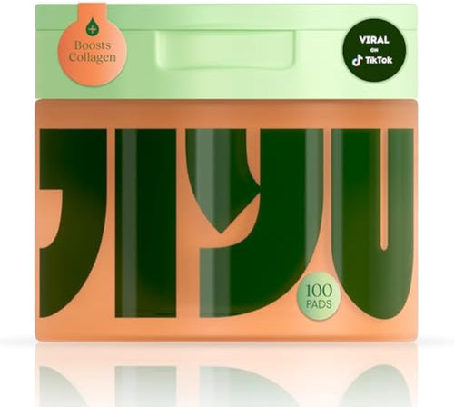 JIYU Skincare Anti-Aging Toner Pads with Snail Mucin, Centella Asiatica, Niacinamide, Peptide Complex - 100 ct.